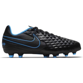 Nike Tiempo Legend 8 Club FG / MG Junior AT5881 090 futballcipő fekete fekete