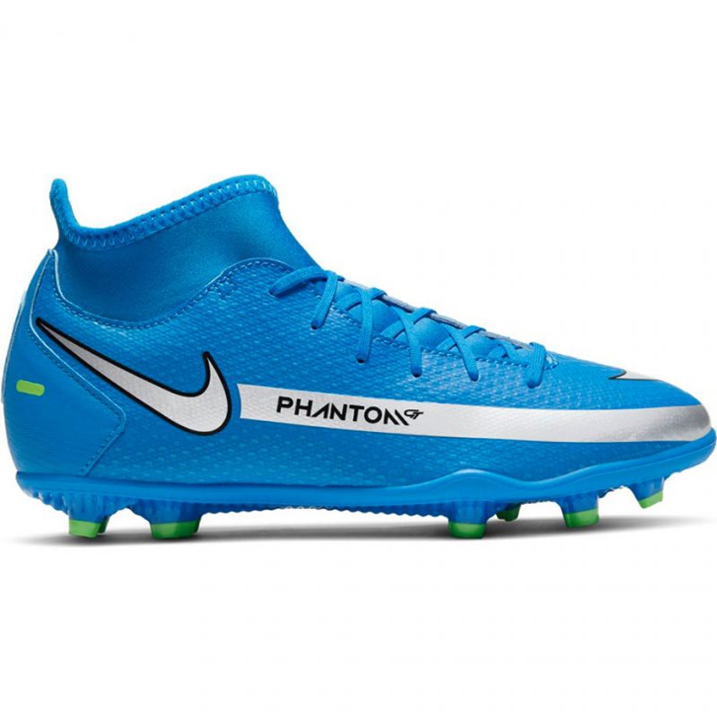 Nike Phantom Gt Club Df FG / MG Jr CW6727-400 futballcipő sokszínű kék