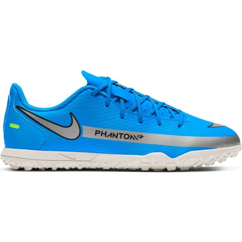 Nike Phantom Gt Club Tf Jr CK8483-400 futballcipő kék kék Nike Phantom Gt Club Tf Jr CK8483-400 futballcipő kék kék