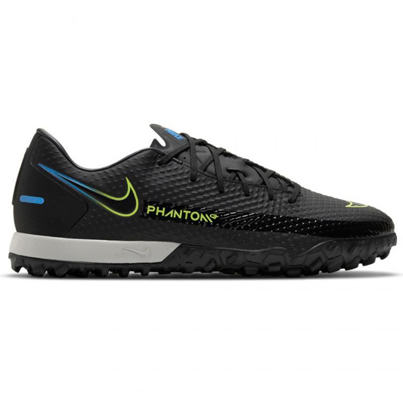 Nike Phantom Gt Academy Tf M CK8470-090 futballcipő fekete fekete Nike Phantom Gt Academy Tf M CK8470-090 futballcipő fekete fekete