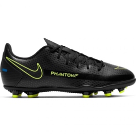 Nike Phantom Gt Club FG / MG Jr CK8479-090 futballcipő fekete fekete