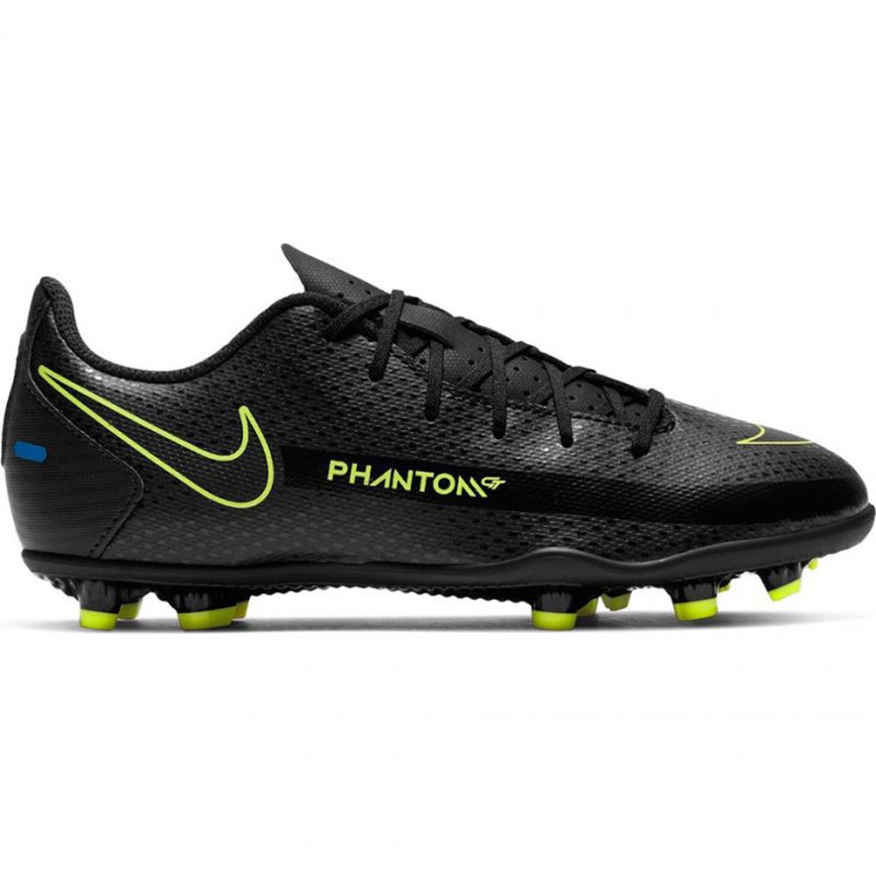 Nike Phantom Gt Club FG / MG Jr CK8479-090 futballcipő fekete fekete