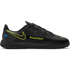 Nike Phantom Gt Club Ic Jr CK8481-090 futballcipő fekete fekete Nike Phantom Gt Club Ic Jr CK8481-090 futballcipő fekete fekete