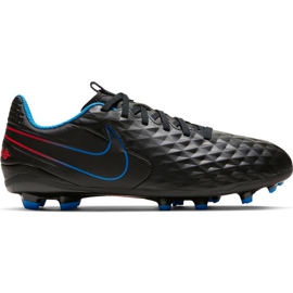Nike Tiempo Legend 8 Academy FG / MG Junior AT5732 090 futballcipő fekete fekete