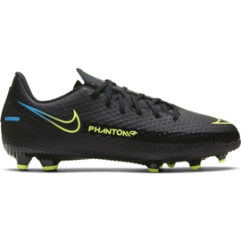 Nike Phantom Gt Academy FG / MG Junior CK8476 090 futballcipő fekete fekete