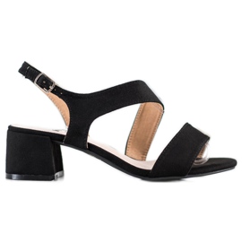 Kylie Fekete szandál az alacsony bárban