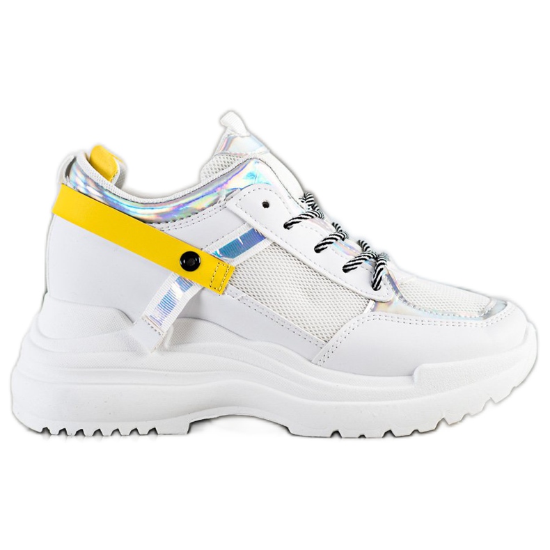 Marquiz Wedge Cipők fehér