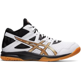 Asics Gel-Task Mt 2 fehér-fekete-arany 1071A036 102 férfi röplabda cipő