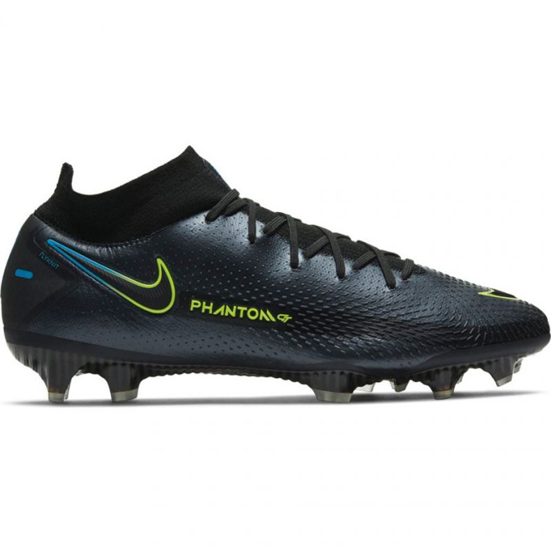 Nike Phantom Gt Elite Dynamic Fit Fg M CW6589-090 futballcipő black metál fekete