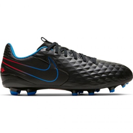 Nike Tiempo Legend 8 Academy FG / MG Jr AT5732-090 futballcipő fekete fekete