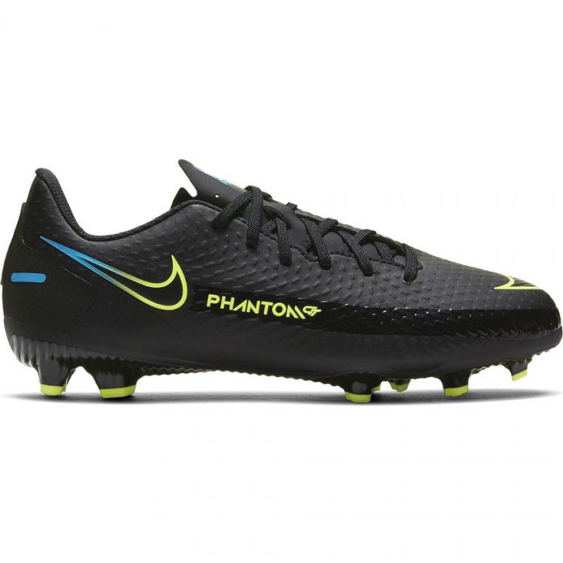 Nike Phantom Gt Academy FG / MG Jr CK8476-090 futballcipő fekete fekete