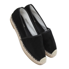 Fekete női espadrilles M-515 Black Fekete női espadrilles M-515 Black