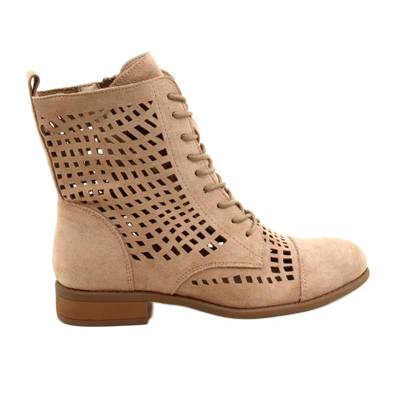 M.Daszyński Kötött áttört munkások Daszyński SA142-33 bézs