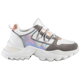 SHELOVET Stílusos cipők fehér sokszínű