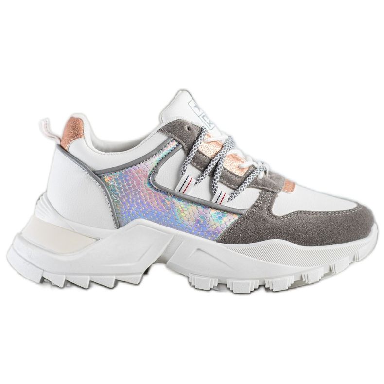 SHELOVET Stílusos cipők fehér sokszínű