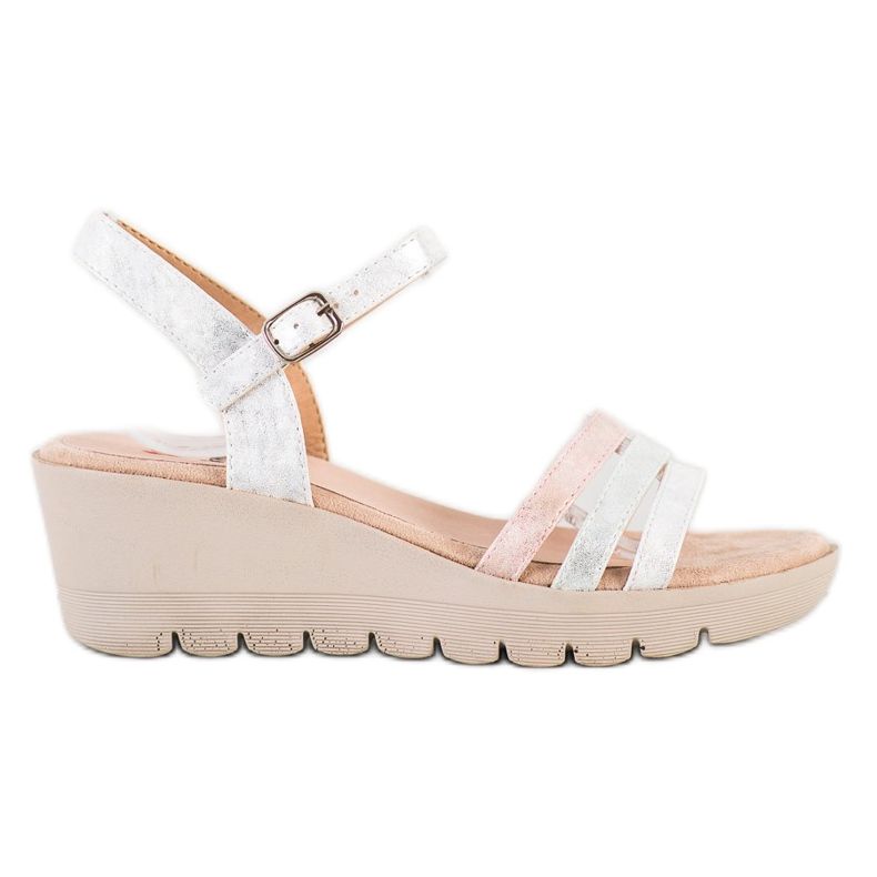 Kylie Wedge szandál fehér