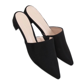 Fekete mandula papucs MM-799 Fekete Fekete mandula papucs MM-799 Fekete