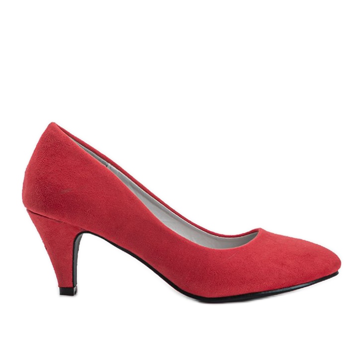 Piros szivattyúk öko-velúr Karissa