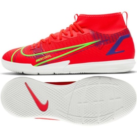 Nike Mercurial Superfly 8 Academy Ic Jr CV0784 600 futballcipő piros narancs és vörös