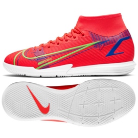 Nike Mercurial Superfly 8 Academy M Ic CV0847 600 futballcipő piros narancs és vörös