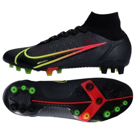 Nike Mercurial Superfly 8 Elite Ag M CV0956 090 futballcipő sokszínű fekete