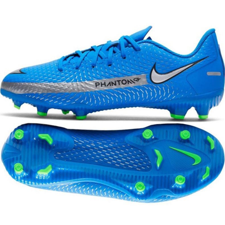 Nike Phantom Gt Academy FG / MG Jr CK8476 400 futballcipő kék kék