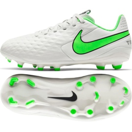 Nike Tiempo Legend 8 Academy Mg Jr AT5732 030 futballcipő elefántcsont fehér