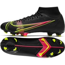 Nike Mercurial Superfly 8 Academy Mg M CV0843 090 futballcipő sokszínű fekete Nike Mercurial Superfly 8 Academy Mg M CV0843 090 futballcipő sokszínű fekete