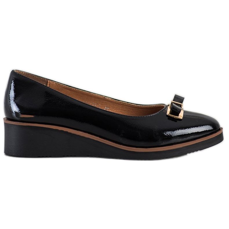 Lakkozott balerinák VINCEZA fekete