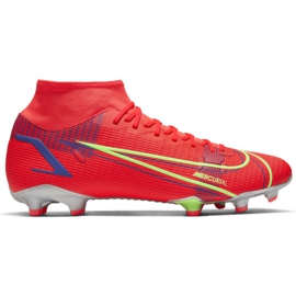Nike Mercurial Superfly 8 Academy FG / MG CV0843 600 futballcipő piros piros Nike Mercurial Superfly 8 Academy FG / MG CV0843 600 futballcipő piros piros