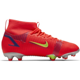 Nike Mercurial Superfly 8 Academy FG / MG Junior CV1127 600 futballcipő piros piros Nike Mercurial Superfly 8 Academy FG / MG Junior CV1127 600 futballcipő piros piros