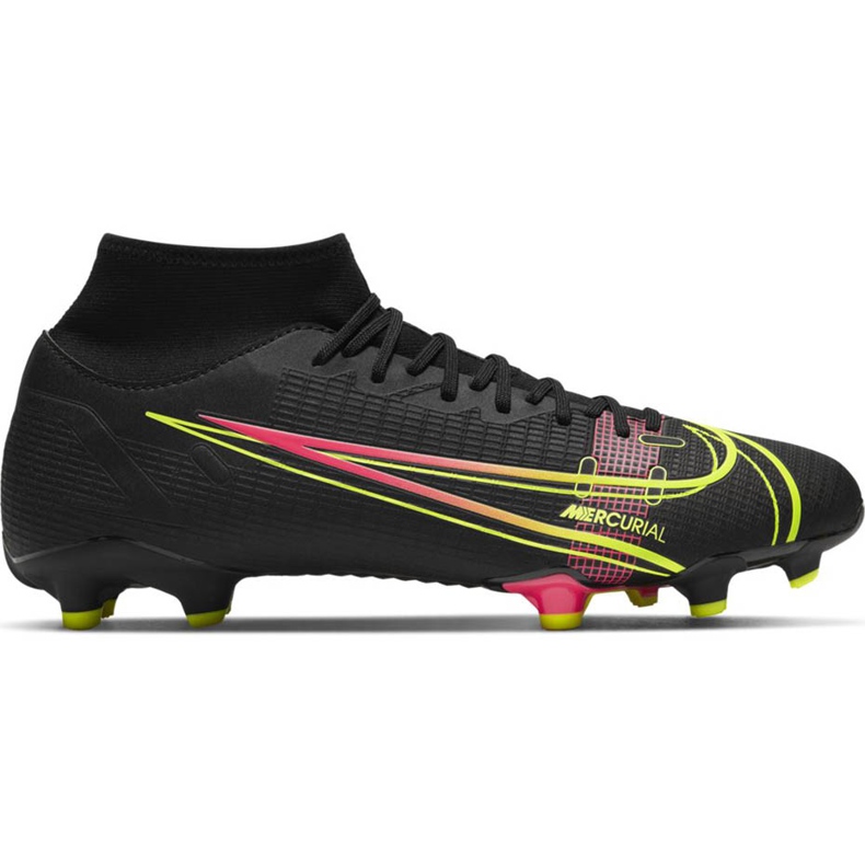 Nike Mercurial Superfly 8 Academy FG / MG CV0843 090 futballcipő fekete fekete