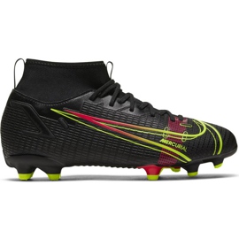 Nike Mercurial Superfly 8 Academy FG / MG Junior CV1127 090 futballcipő fekete fekete