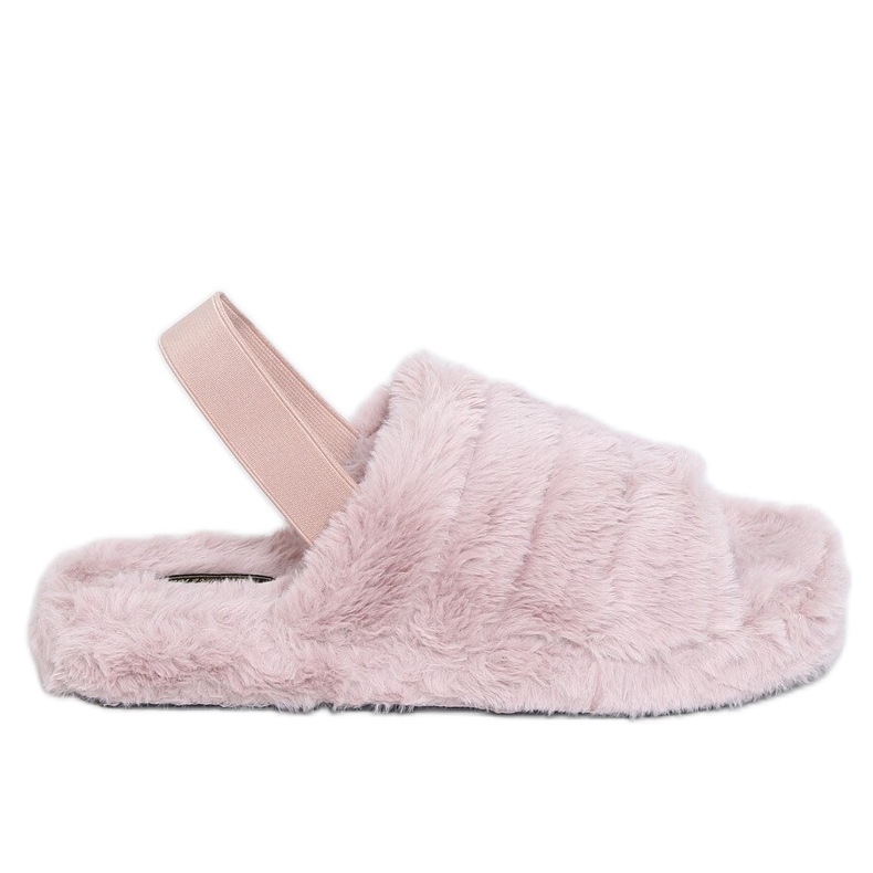 Női papucs rugalmas lila lila X8130 Lila ibolya