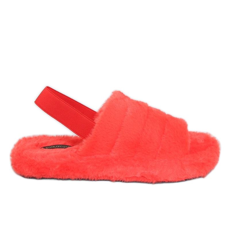 Narancssárga X8130 Narancssárga női papucs rugalmas gumiszalaggal