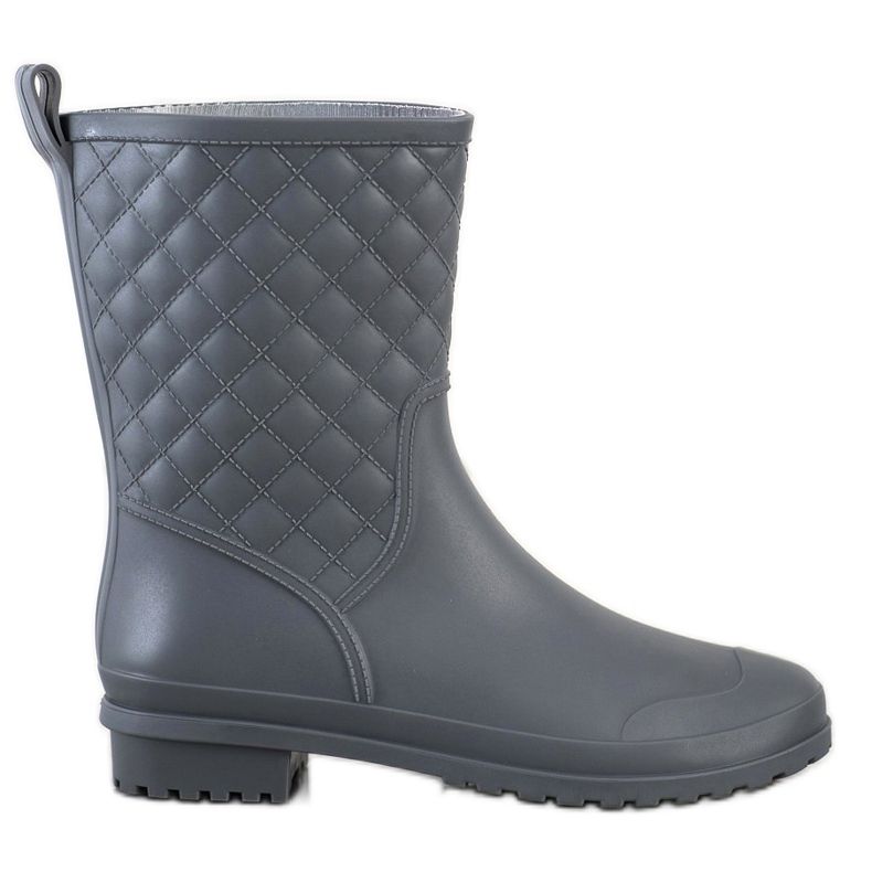 SHELOVET Divatos steppelt galoshes szürke