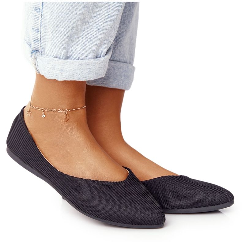 Finom balerina Spitz Vinceza 2187 fekete