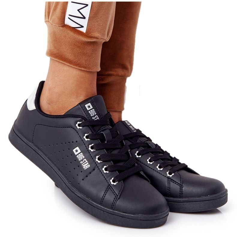 Női Big Star tornacipő DD274586 fekete és ezüst