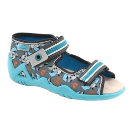 Befado sárga gyermekcipő 350P021 kék szürke