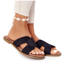 Elegáns női papucs S.Barski Black fekete