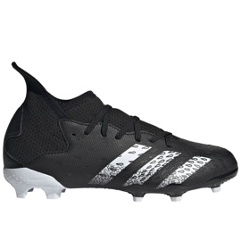 Adidas Predator Freak.3 Fg Junior FY1031 futballcipő fekete fekete