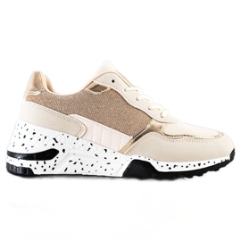 SHELOVET Arany ék cipők sokszínű aranysárga SHELOVET Arany ék cipők sokszínű aranysárga