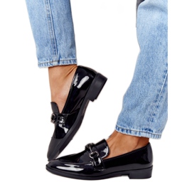 S.Barski Elegáns női cipők S. Barski lakkozott fekete S.Barski Elegáns női cipők S. Barski lakkozott fekete