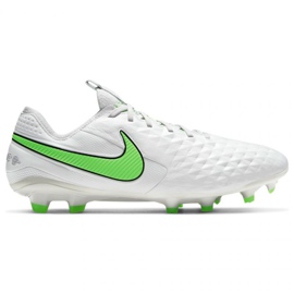 Nike Tiempo Legend 8 Elite Fg M AT5293 030 futballcipő fehér fehér Nike Tiempo Legend 8 Elite Fg M AT5293 030 futballcipő fehér fehér