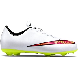 Nike Mercurial Victory V Fg Jr 651634 170 futballcipő fehér fehér