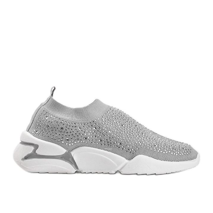 Eva ezüst csúszós sportcipő