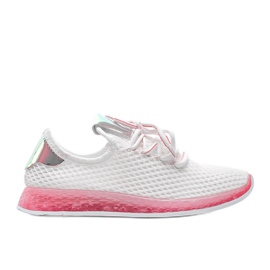 Marley fehér és rózsaszín papucs