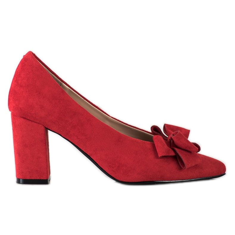 Piros pumpák Vinceza masnival