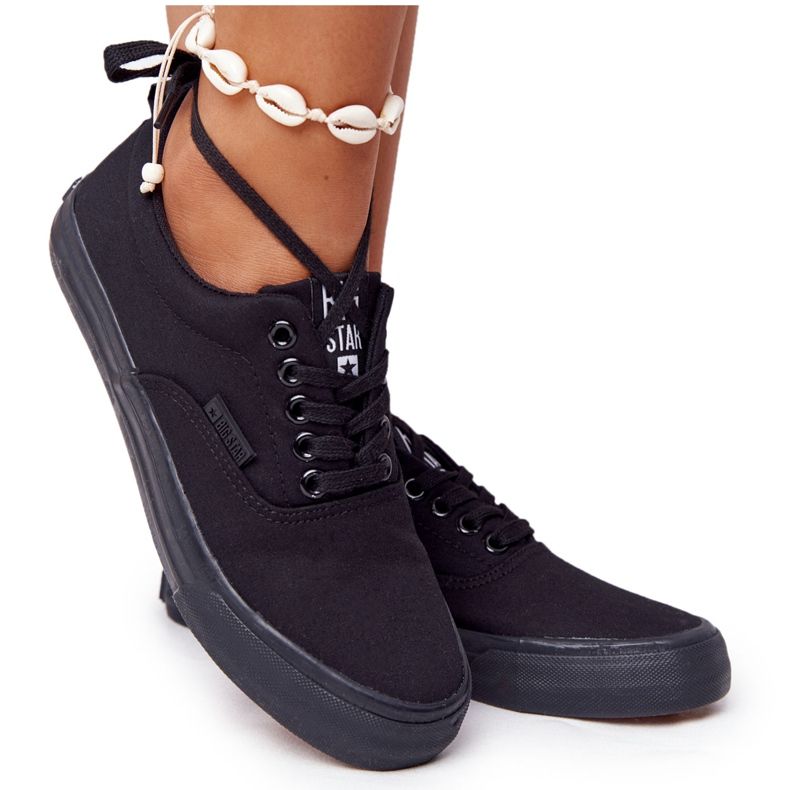 Női cipők Big Star FF274164 Fekete