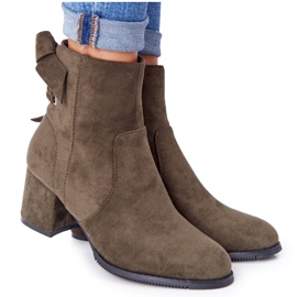 PJ1 Női zöld meleg csizma sarkon Kayla PJ1 Női zöld meleg csizma sarkon Kayla